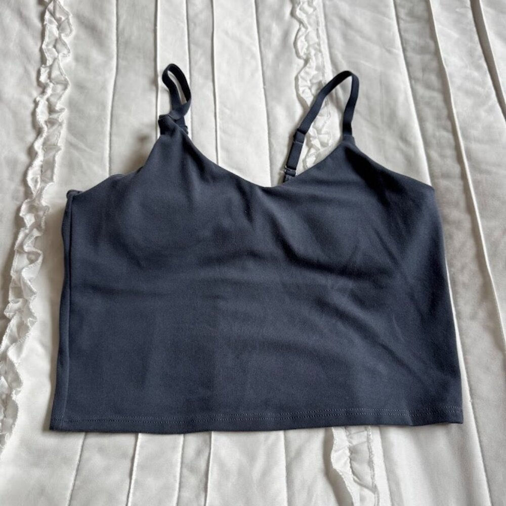 Athleta Girls Size XL-14 Navy Athletic Bra Tank Top